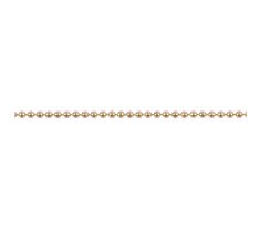 GOUDEN BALLETJES COLLIER 1.5 MM