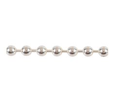 CHAINE PERLES ARGENT 5,0 MM