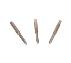 SET A 3 DRAADTAPPERS 1,2 MM