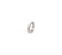 BOUCLES D'OREILLES ARGENT RHODIE 13 X 2.6 MM AVEC CHARNIÈRE 