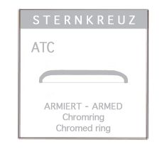 ATC KUNSTSTOF GLAS CHROOM Ø215