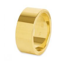 Basisring 8.0 mm vlak/vlak dikte 1.8 mm ringmaat 21.0 - 14 karaat geelgoud