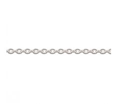 Anker collier rond ongeslepen 2.7 mm zilver